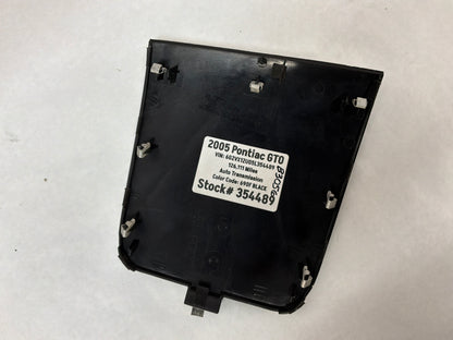 2005 Pontiac GTO Center Dash Upper Radio Bezel Top Trim Plate OEM