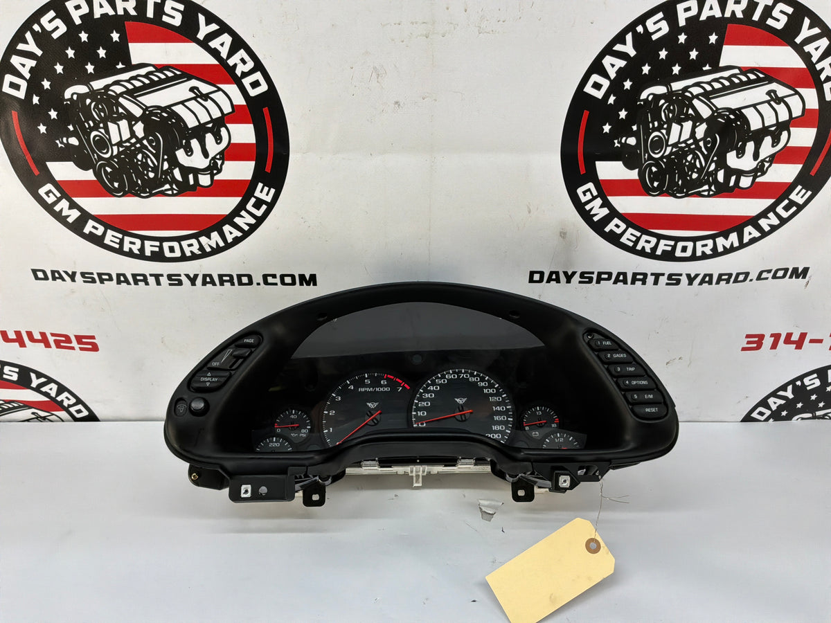 2002 Chevy Corvette Convertible Instrument Panel Gauge Cluster Speedometer OEM 38K