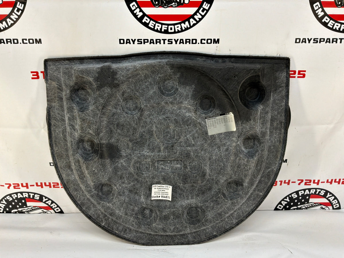 2009 Cadillac CTS-V Trunk Cargo Compartment Spare Tire Floor Cover Panel OEM