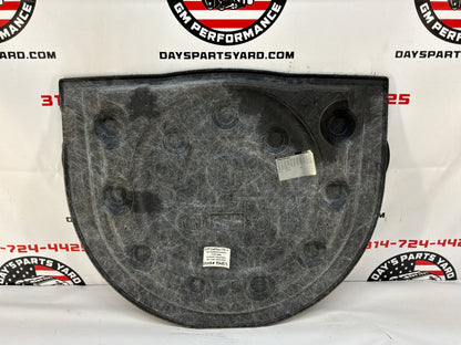 2009 Cadillac CTS-V Trunk Cargo Compartment Spare Tire Floor Cover Panel OEM