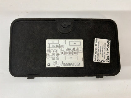 2014 Chevy SS Sedan Battery Stowage Access Hole Door Felt Trim Cover OEM