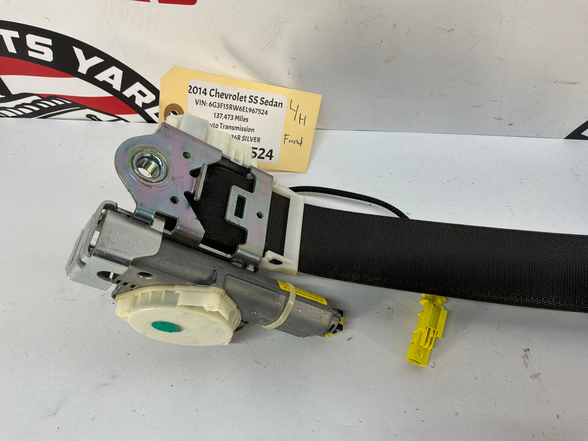2014 Chevy SS Sedan Front LH Driver Seat Belt Seatbelt Retractors OEM