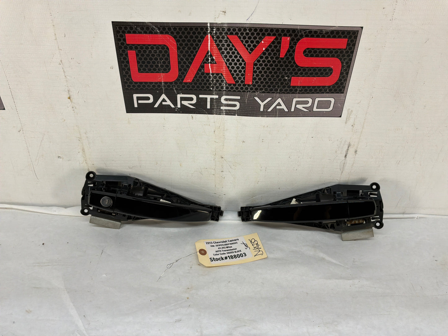 2013 Chevy Camaro SS RH & LH Exterior Door Handles Black OEM