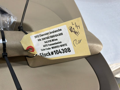 2012 Chevy Avalanche LH Driver Rear Door Panel Cashmere OEM