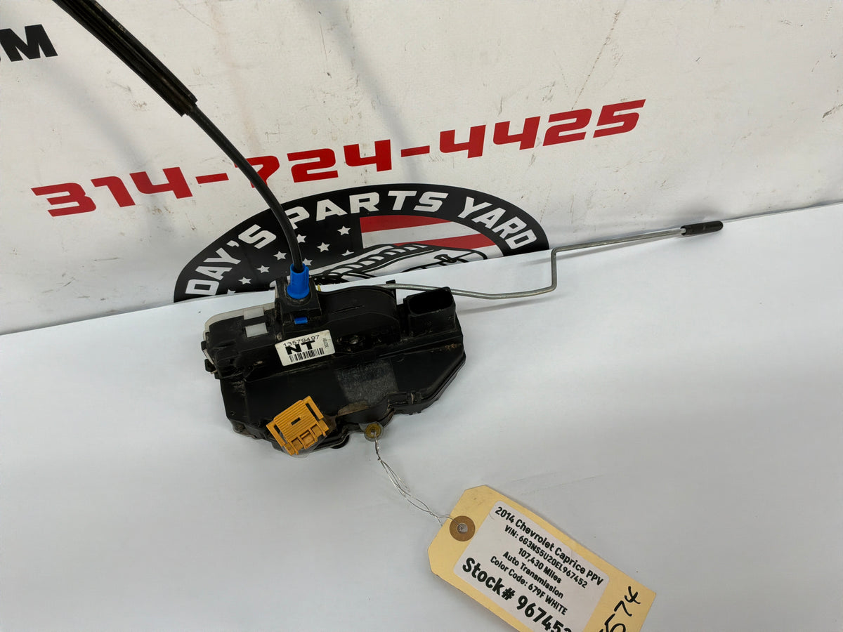 2014 Chevy Caprice PPV LH Driver Front Door Lock Actuator OEM