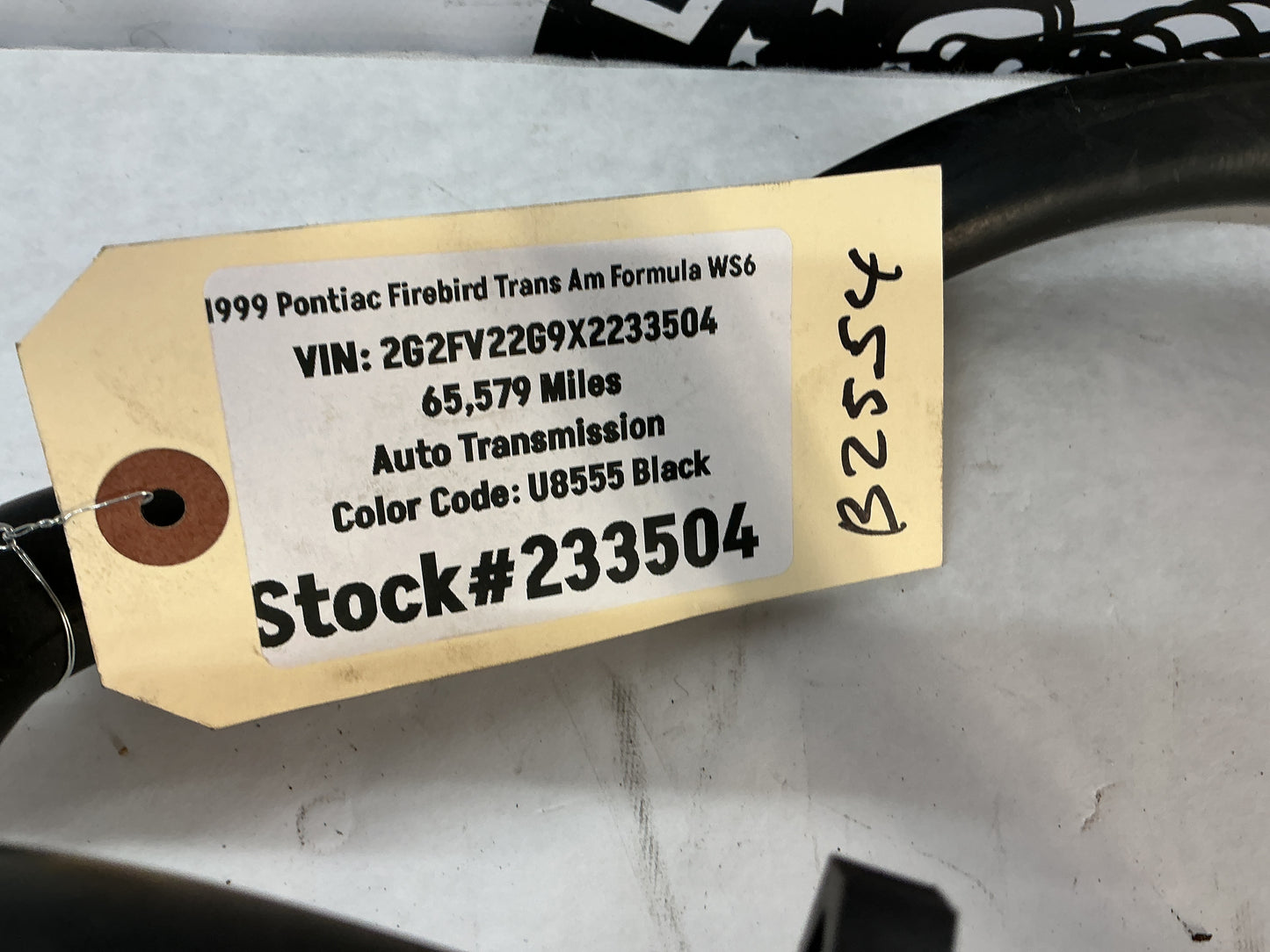 1999 Pontiac Firebird Trans Am Formula WS6 Air Pump Line Hose Assembly OEM