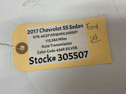 2017 Chevy SS Sedan Front Ride Height Sensor Rods OEM