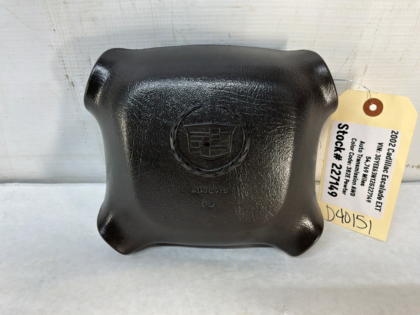 2002 Cadillac Escalade EXT Steering Wheel Airbag Air Bag OEM