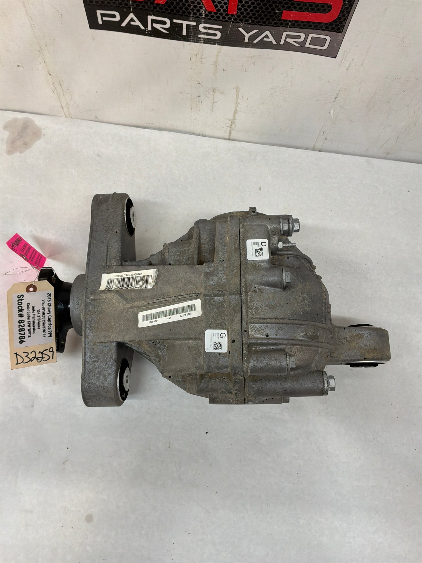 Rear differential - Day's Parts Yard