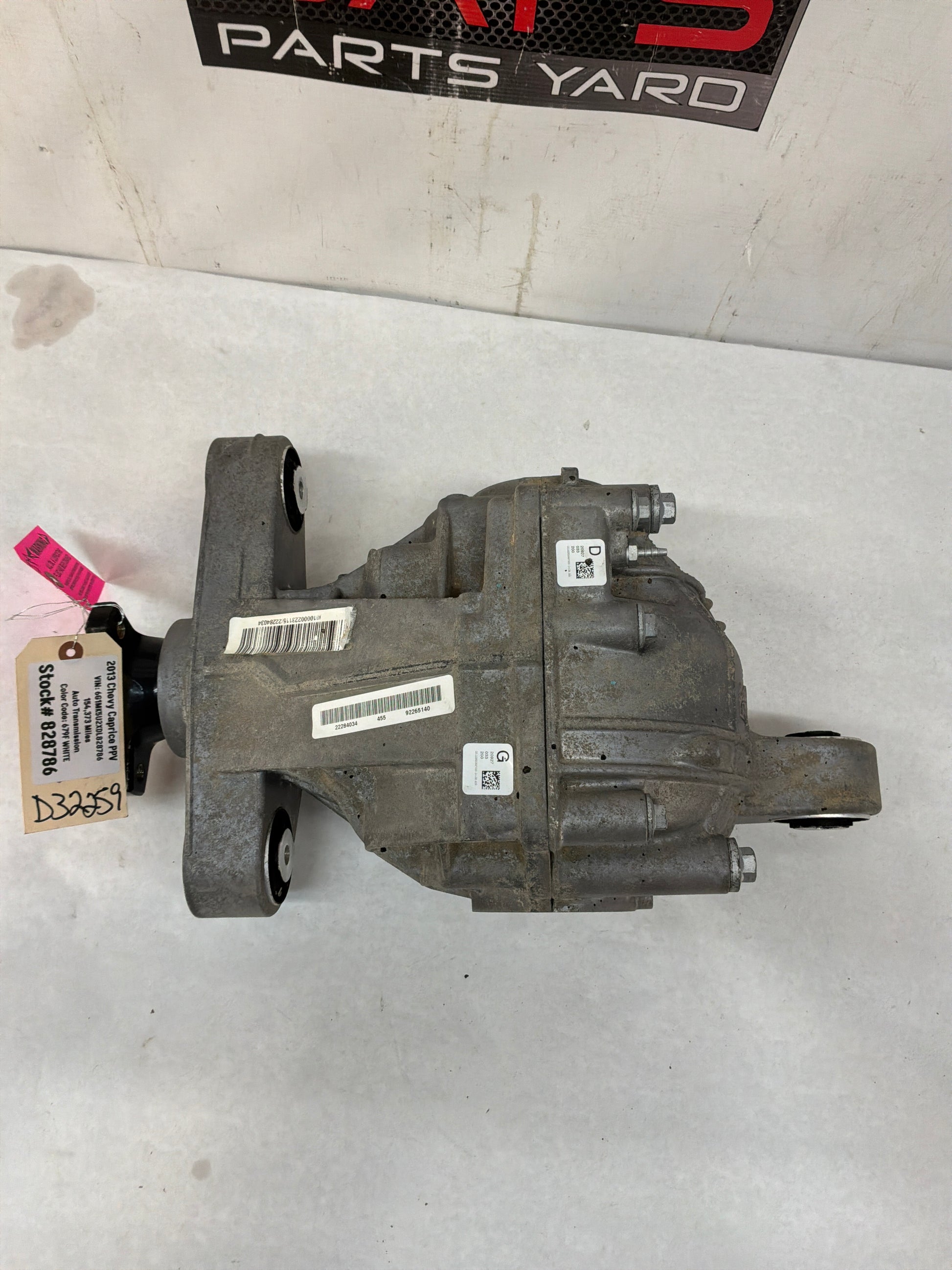 Rear differential - Day's Parts Yard