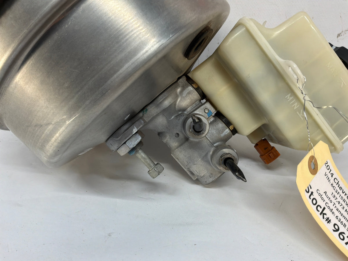 2014 Chevy SS Sedan Brake Booster Master Cylinder and Reservoir OEM
