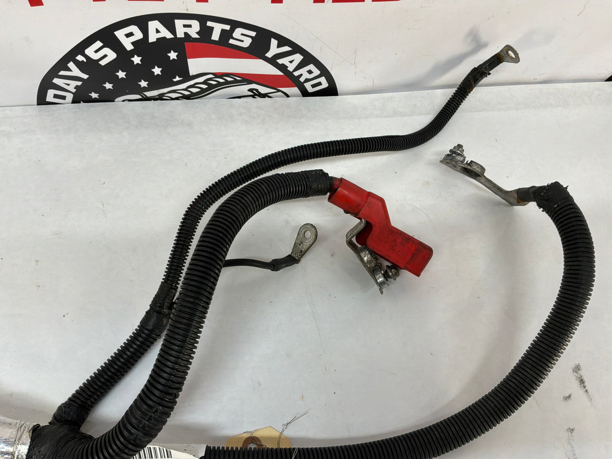 2007 Chevy C6 Corvette Positive Negative Battery Starter Wire Wiring Harness OEM