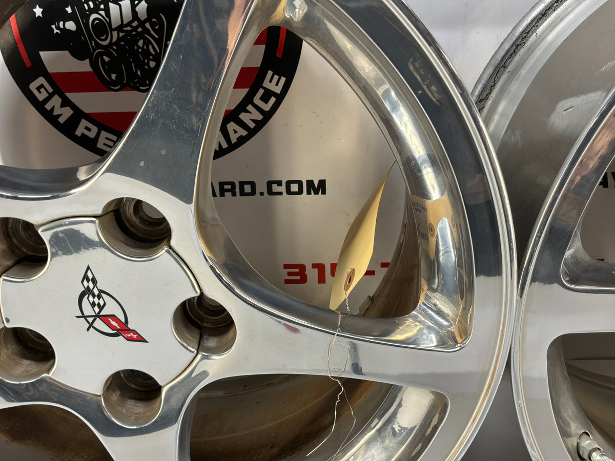 2002 Chevy C5 Corvette 17x8.5 18x9.5 Factory OEM Wheels Rims