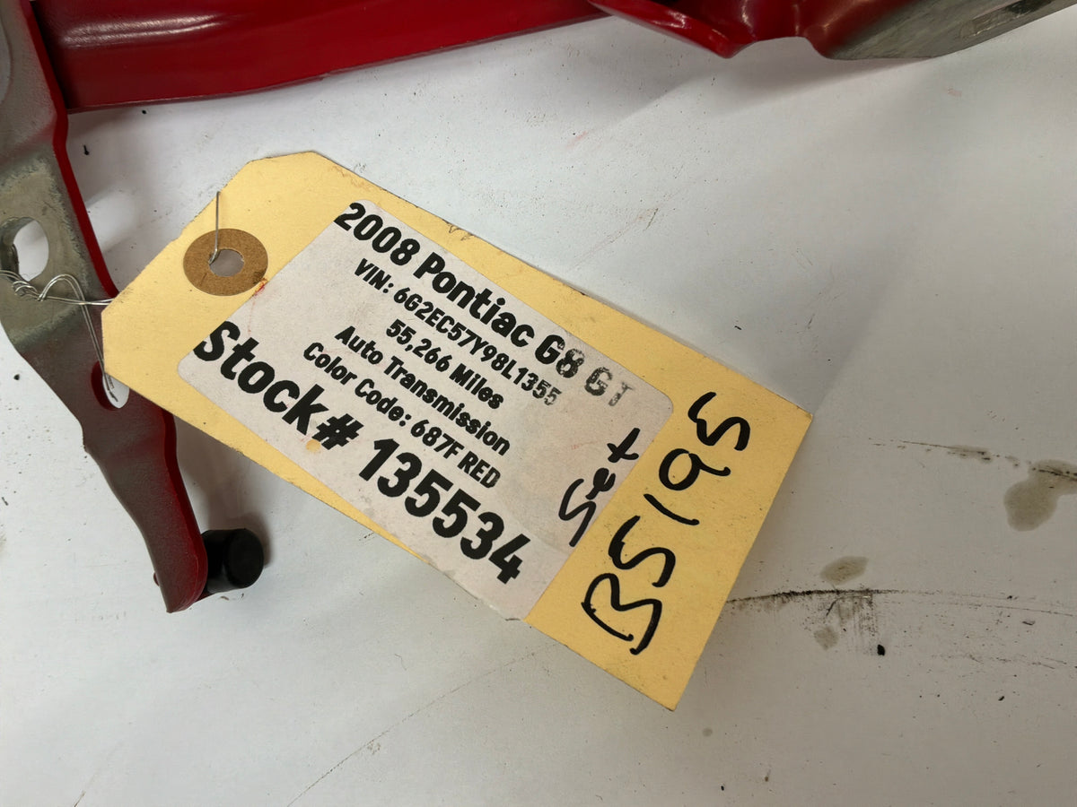 2008 Pontiac G8 GT RH & LH Trunk Hinges Set OEM