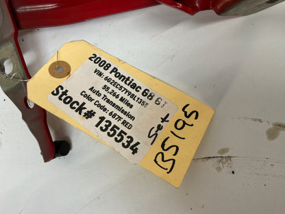 2008 Pontiac G8 GT RH & LH Trunk Hinges Set OEM