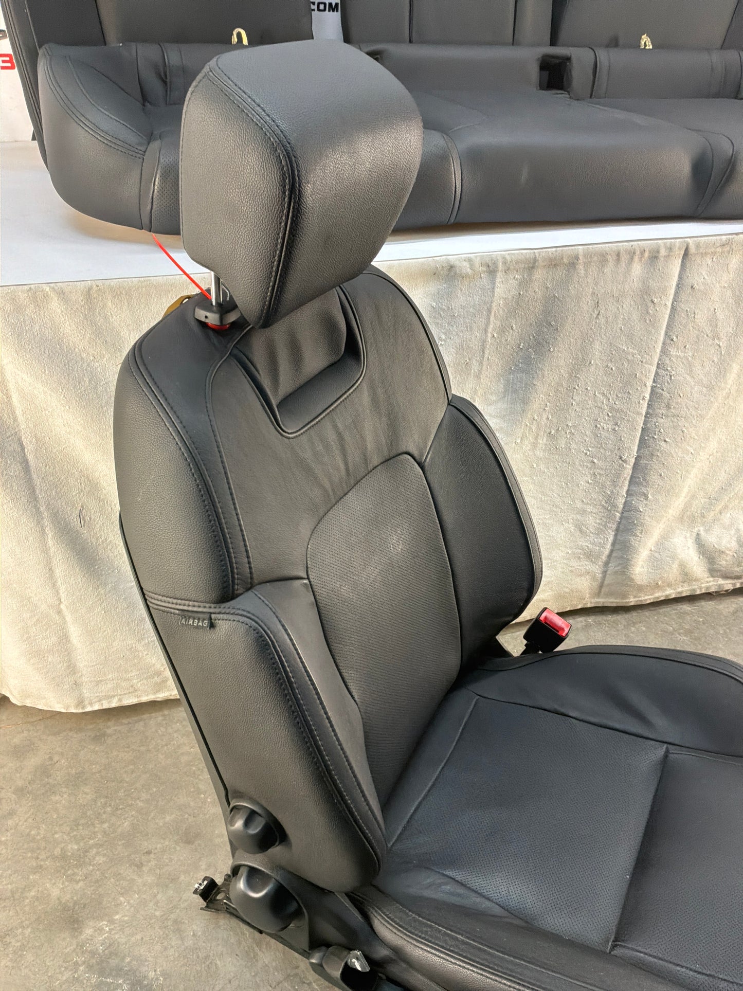 2008 Pontiac G8 GT Seats Fronts and Rears Black Leather OEM