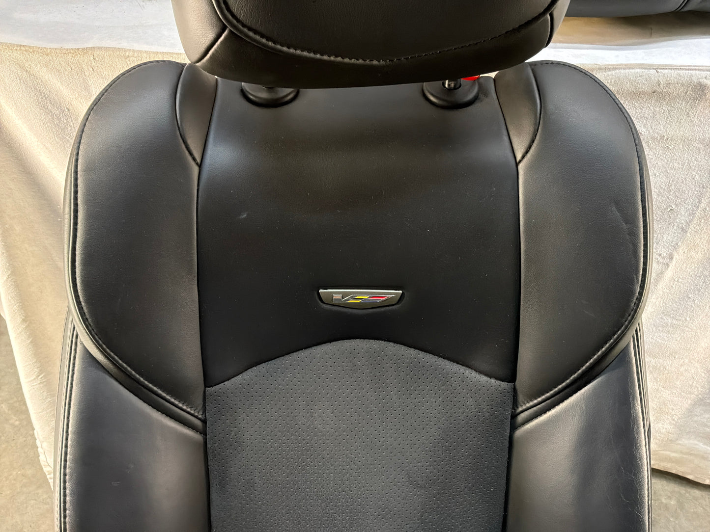 2016 Cadillac CTS-V Seats Recaro Leather Suede Seats Front & Rear OEM