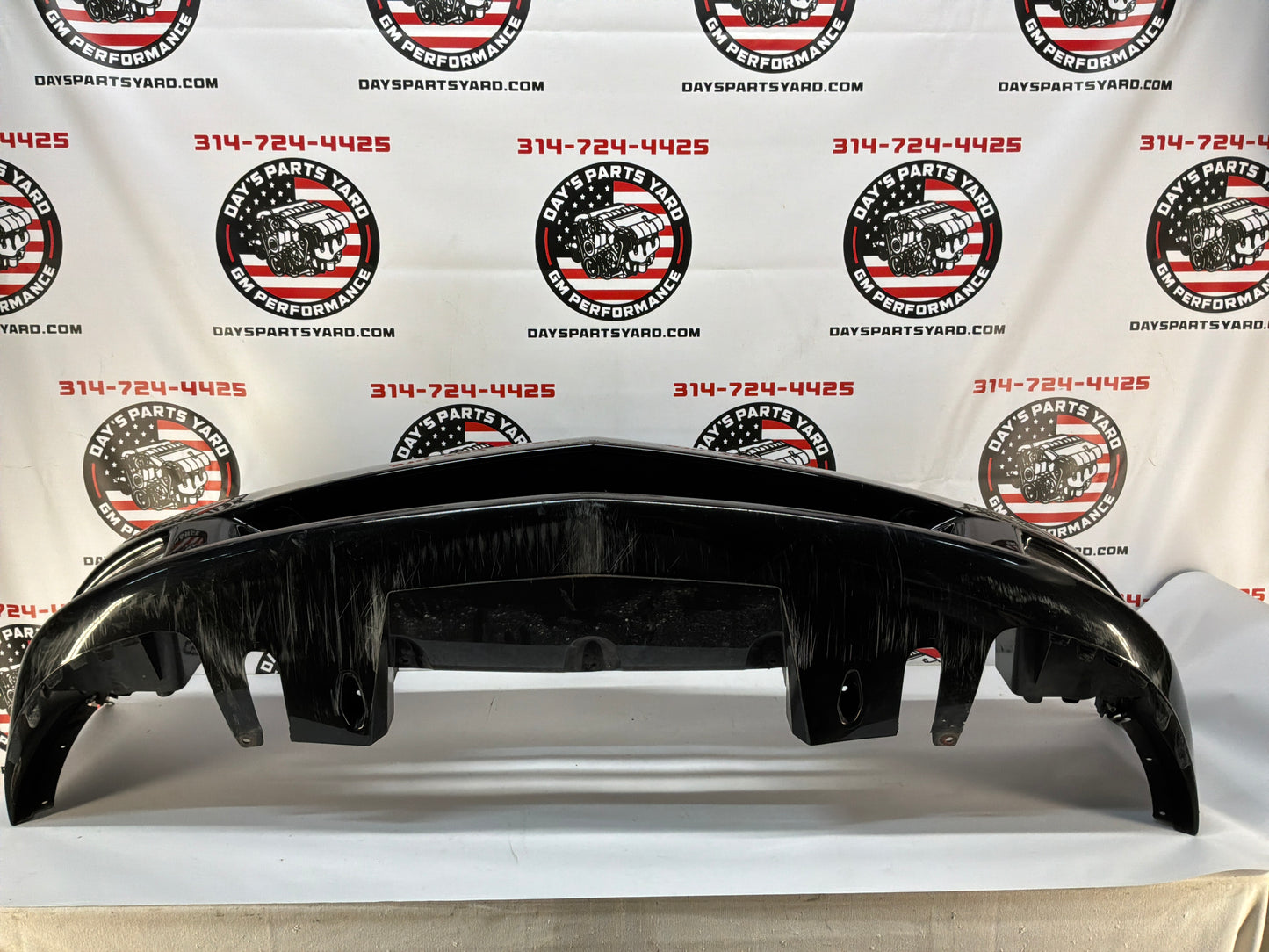 2007 Chevy C6 Corvette Convertible Complete Front Bumper Cover Panel Black OEM