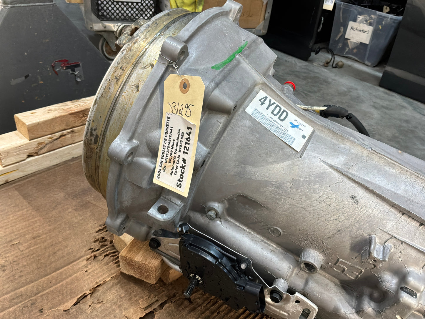2004 Chevy C5 Corvette 4L60E Automatic Transmission DAMAGED OEM