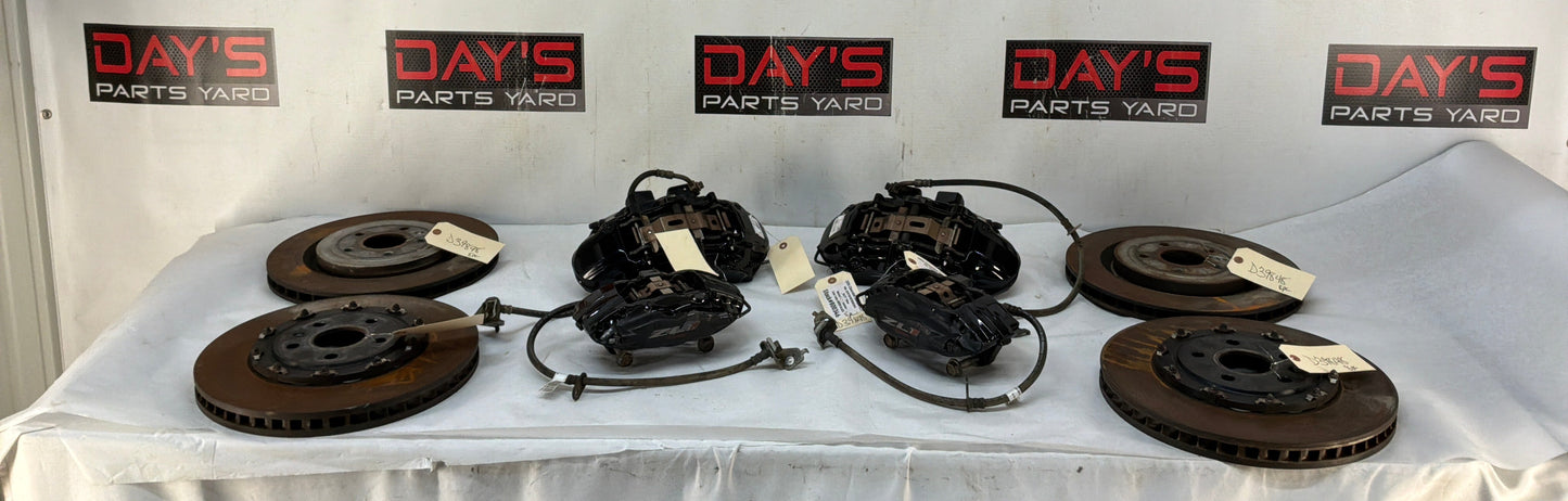 2014 Chevy Camaro ZL1 Brembo Brake Calipers & Rotors Front & Rear OEM