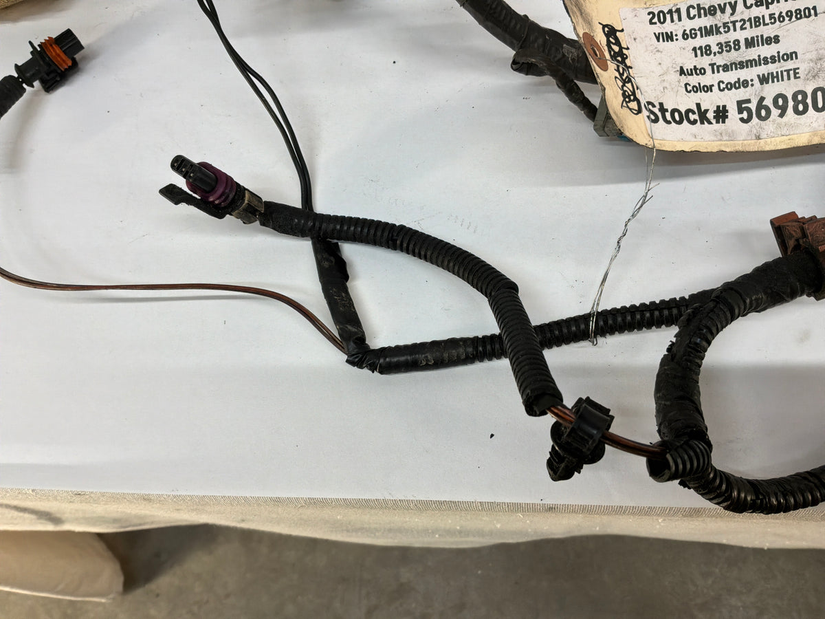 2011 Chevy Caprice Engine Motor Transmission Wire Wiring Harness OEM