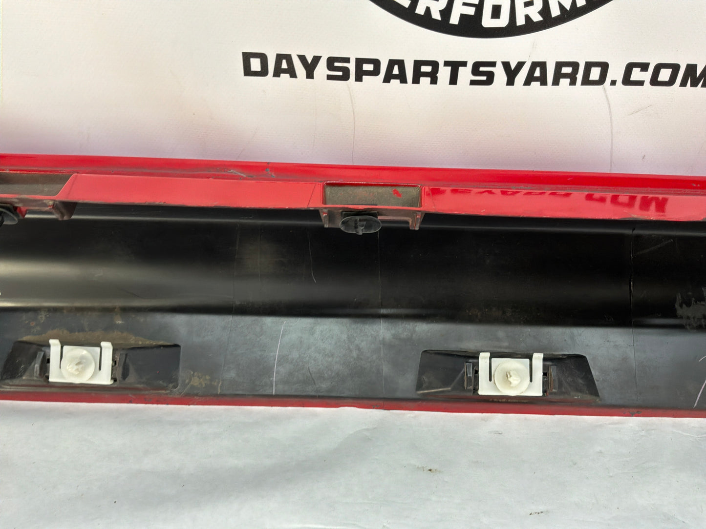 2014 Chevy SS Sedan LH Driver Rocker Molding Side Skirt Panel Red OEM