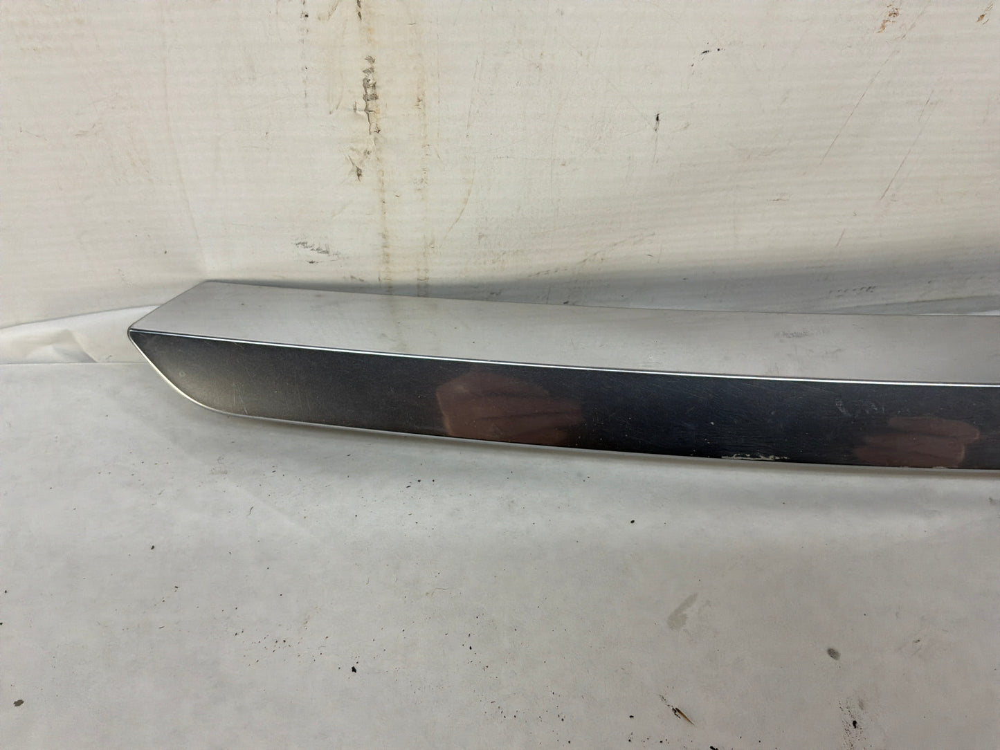 2016 Cadillac ATS-V Coupe Rear Bumper Fascia Center Upper Chrome Molding Trim OEM