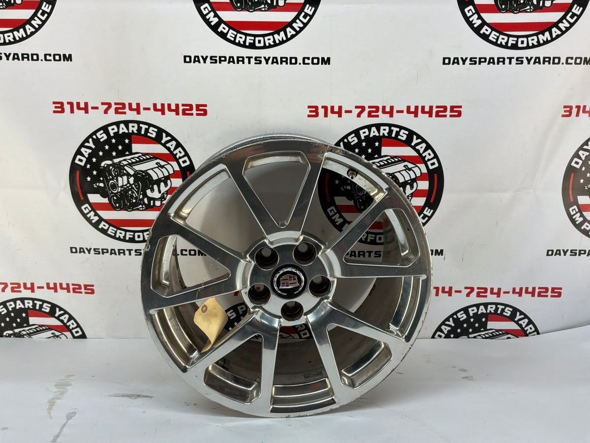 2009 Cadillac CTS-V Sedan Rear Factory OEM Polished Wheel Rim 19x9.5