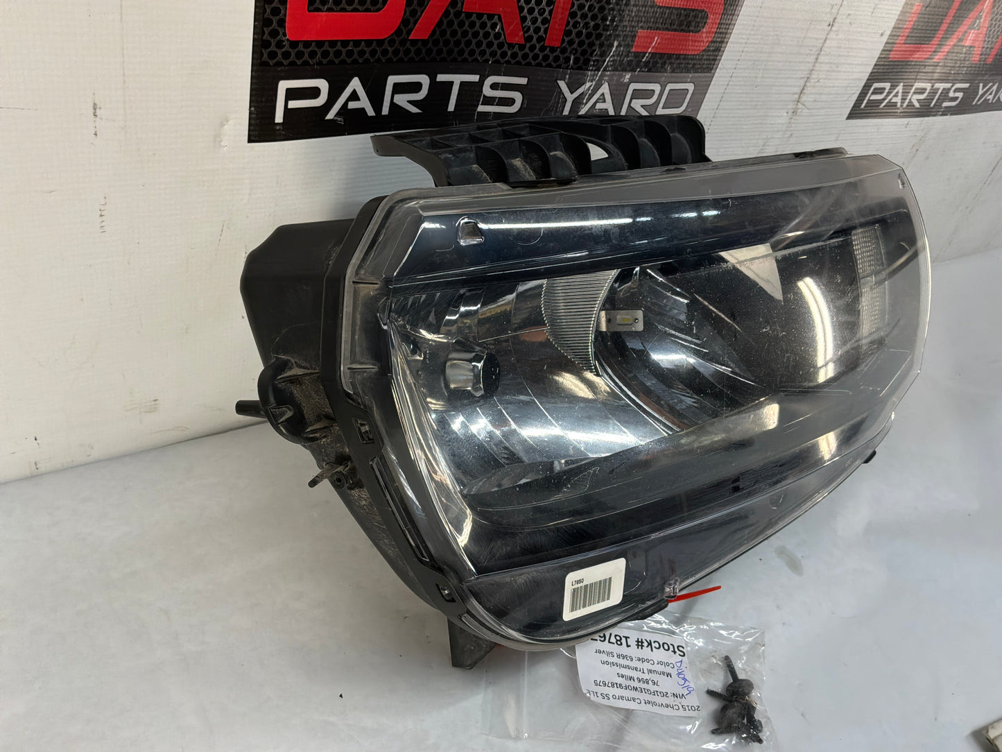 2015 Chevrolet Camaro SS 1LE RH Passenger Head Light Headlight HID OEM