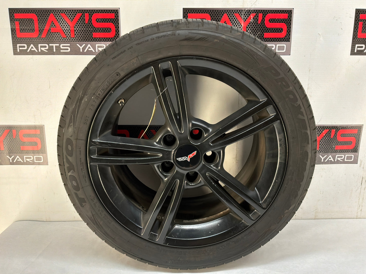 Chevy C6 Corvette Wheels and Tires 17x8.5 18x9.5 OEM