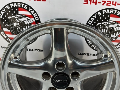 1999 Pontiac Firebird Trans Am Formula WS6 Polished Wheel 17x9