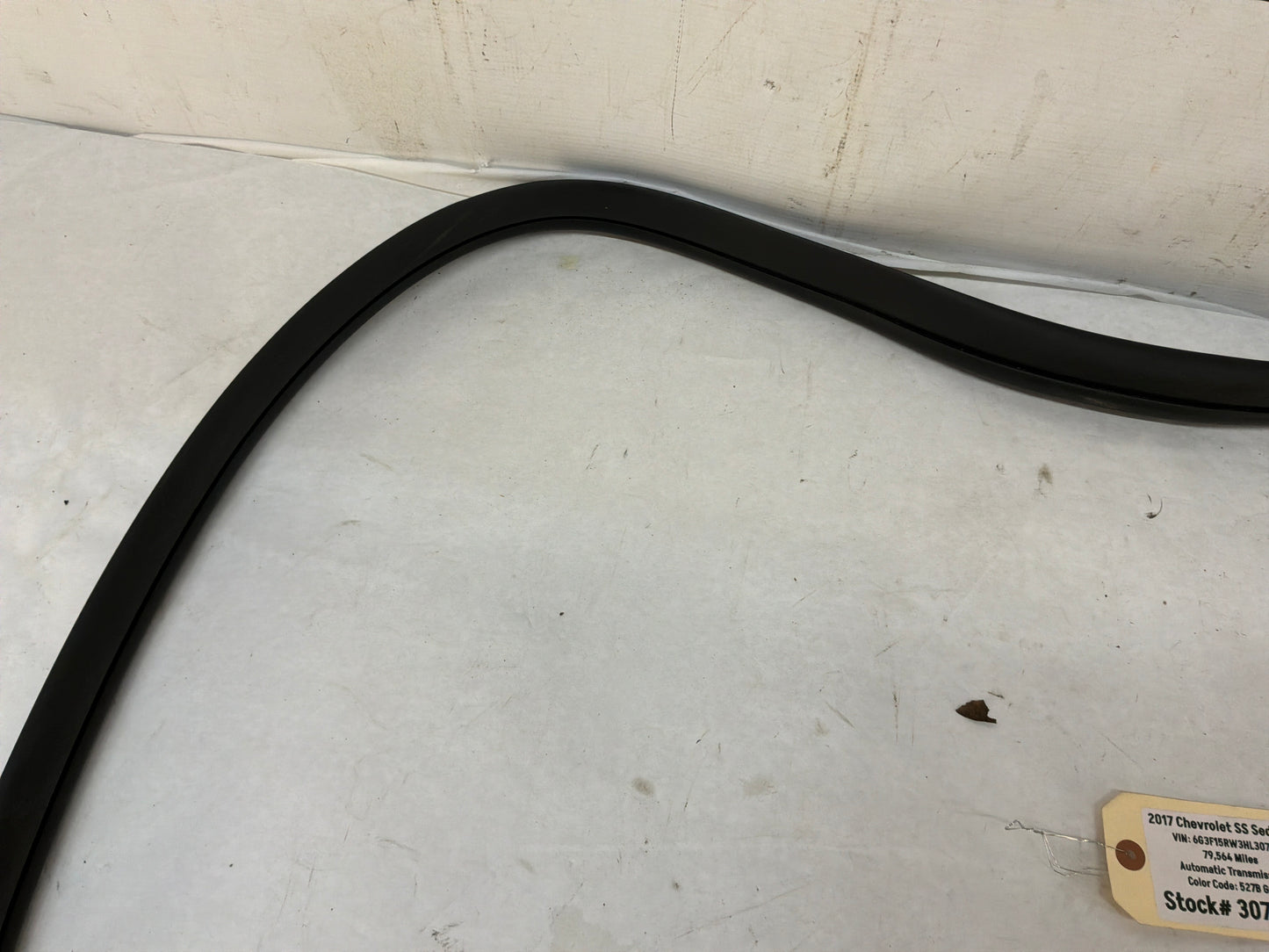 2017 Chevy SS Sedan RH Passenger Rear Door Rubber Weather Strip OEM