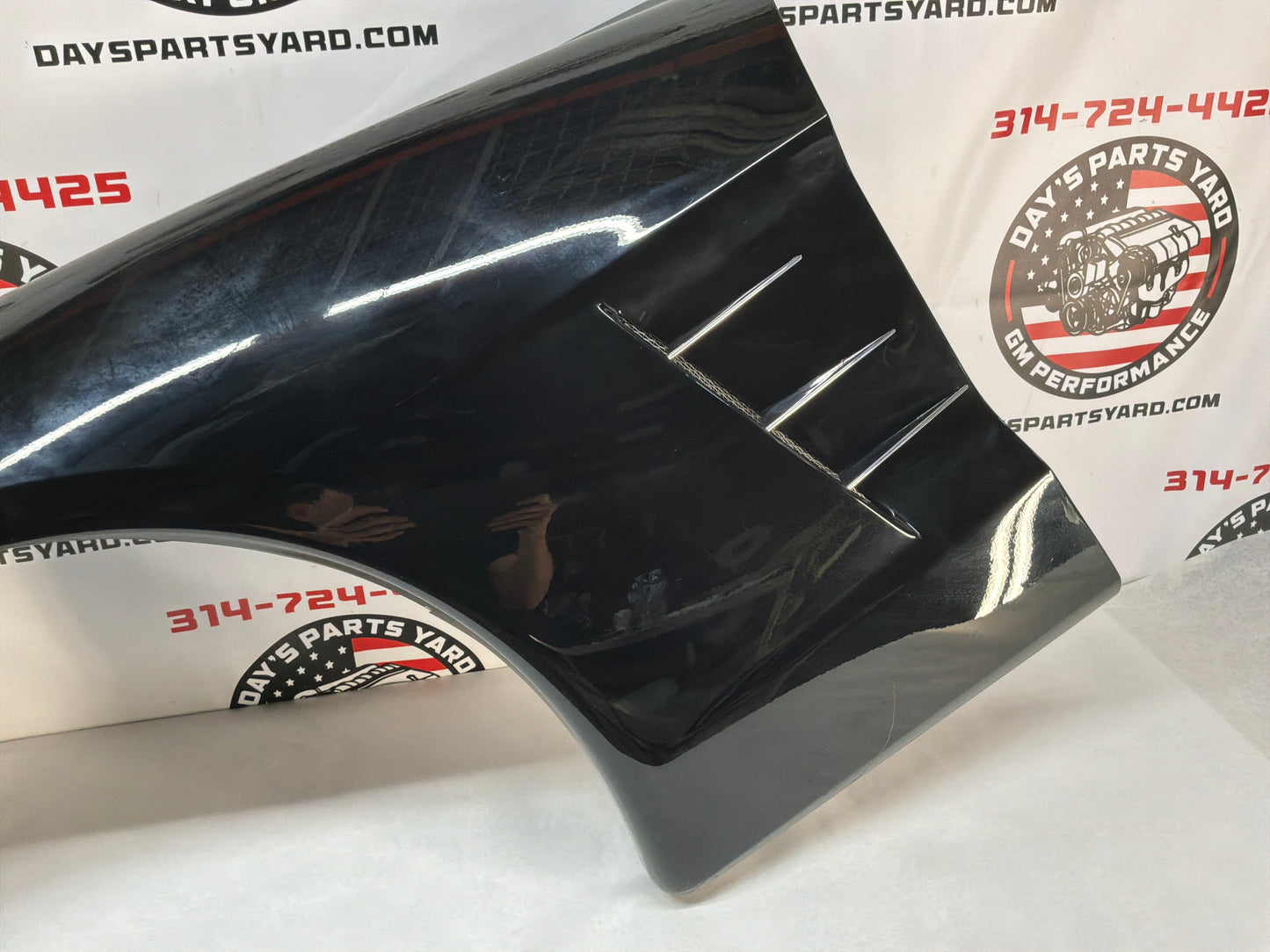 2007 C6 Corvette Convertible LH Driver Front Fender Black OEM