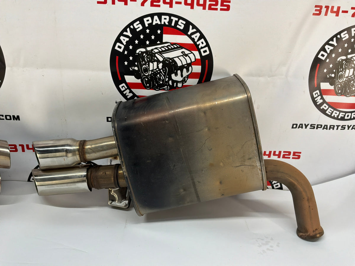 2016-2017 Chevy SS Sedan Factory OEM Bi Mode RH & LH Exhaust Mufflers OEM
