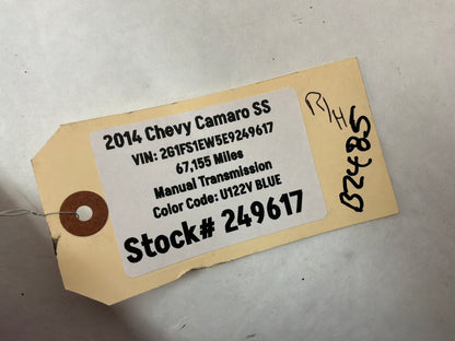 2014 Chevy Camaro SS RH Passenger Taillight Tail Light Lamp LED OEM