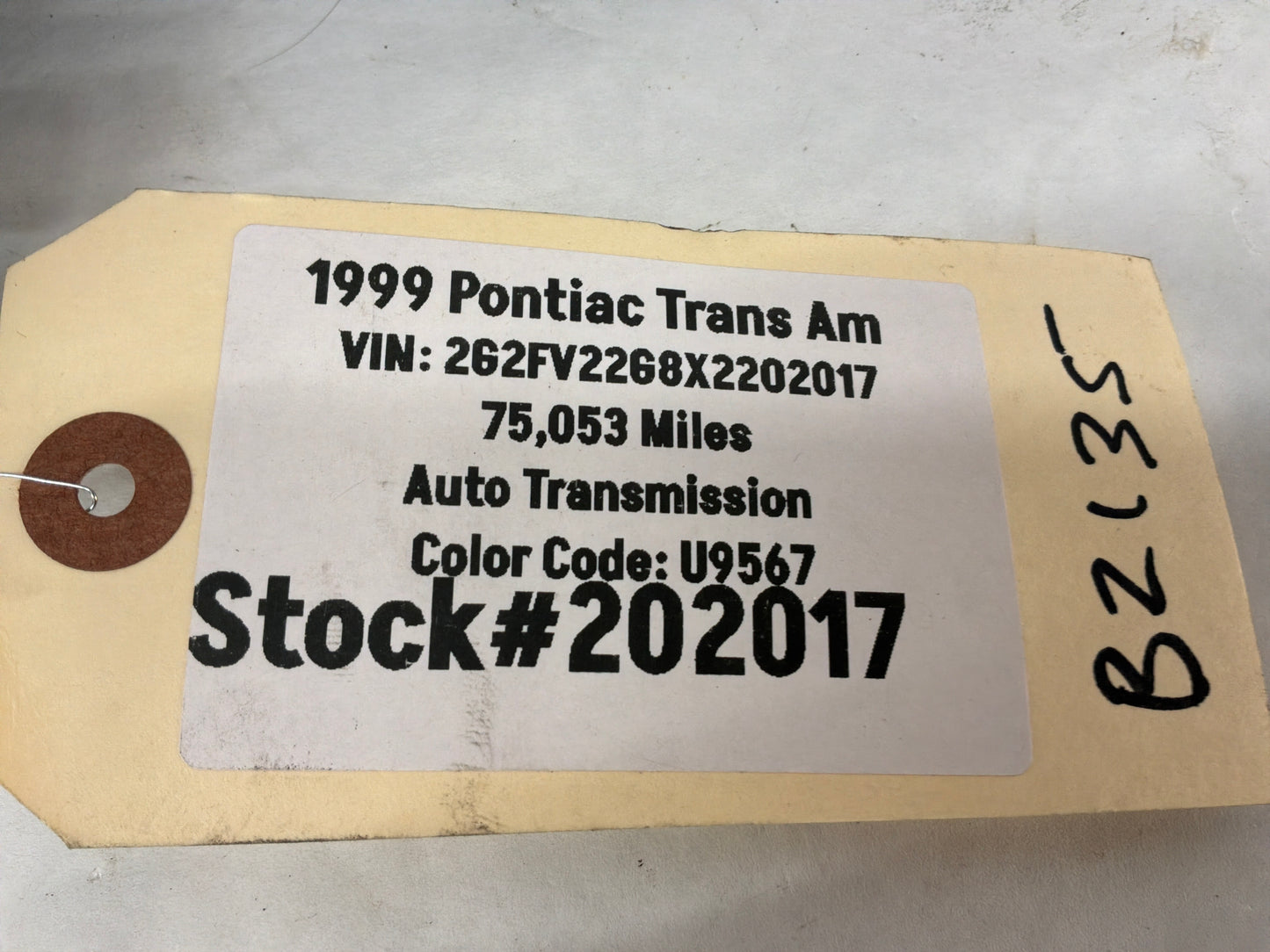 1999 Pontiac Firebird Trans Am WS6 SLP High Flow Air Intake Filter Lid Box