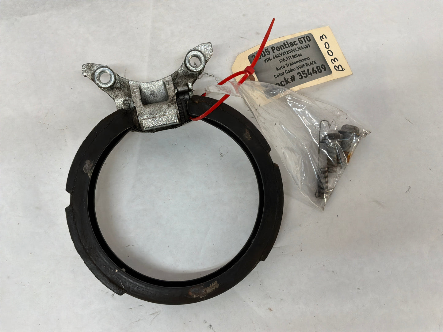 2005 Pontiac GTO RH Passenger Rear Emergency E Parking Brake Shoe Adjuster & Hardware OEM