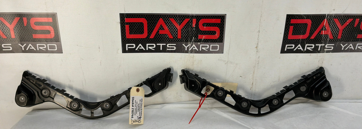 2016 Chevy SS Sedan Rear Bumper Support Brackets Braces Mounts RH & LH OEM