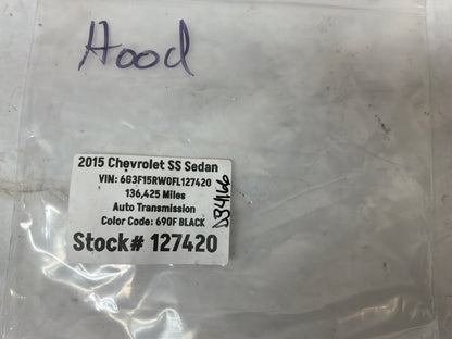 2015 Chevy SS Sedan Hood Latch OEM - Day's Parts Yard