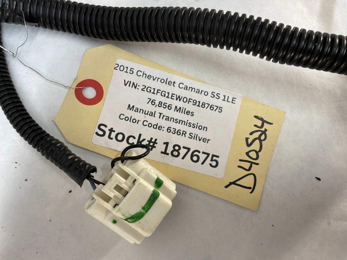 Charcoal Canister Evap Lines Hoses Tubes Fuel Tank Wire Wiring Harness