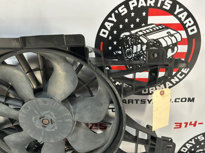 2007 C6 Corvette Convertible Radiator Electric Cooling Fans Assembly OEM