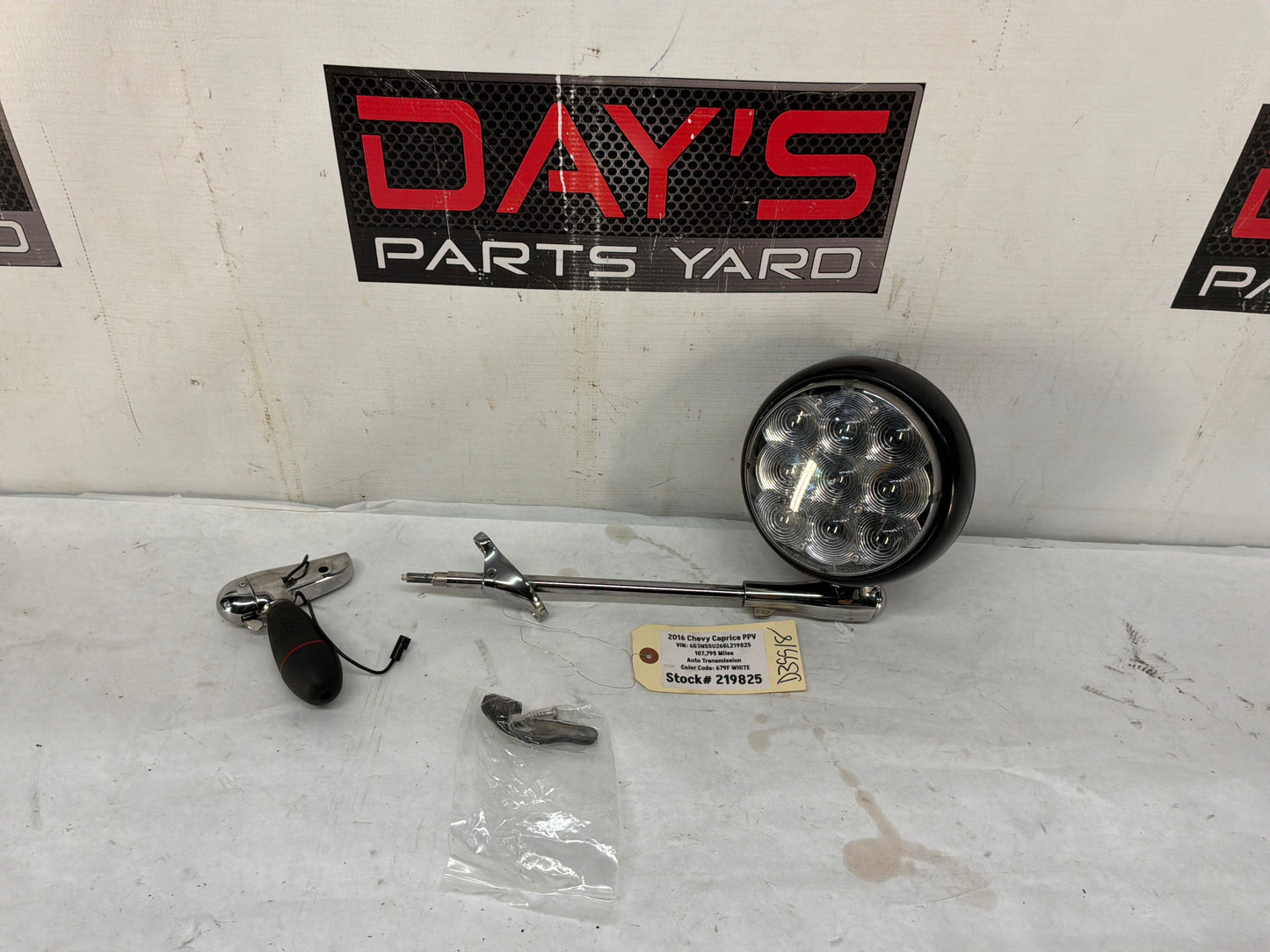 2016 Chevy Caprice PPV RH Passenger Spotlight Spot Light Lamp OEM