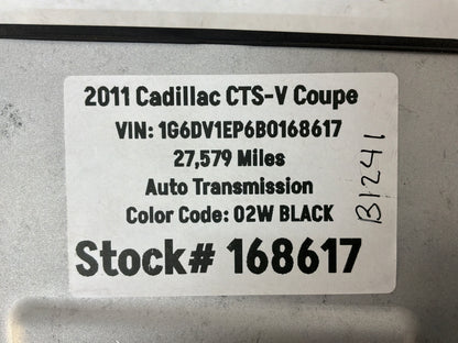 2011 Cadillac CTS-V Coupe Fuel Pump Control Module w/ Bracket OEM