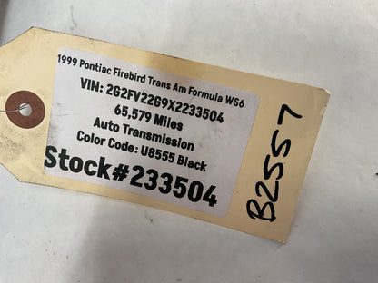 1999 Pontiac Firebird Trans Am Formula WS Positive Negative Battery Cable Starter Wire Wiring Harness OEM