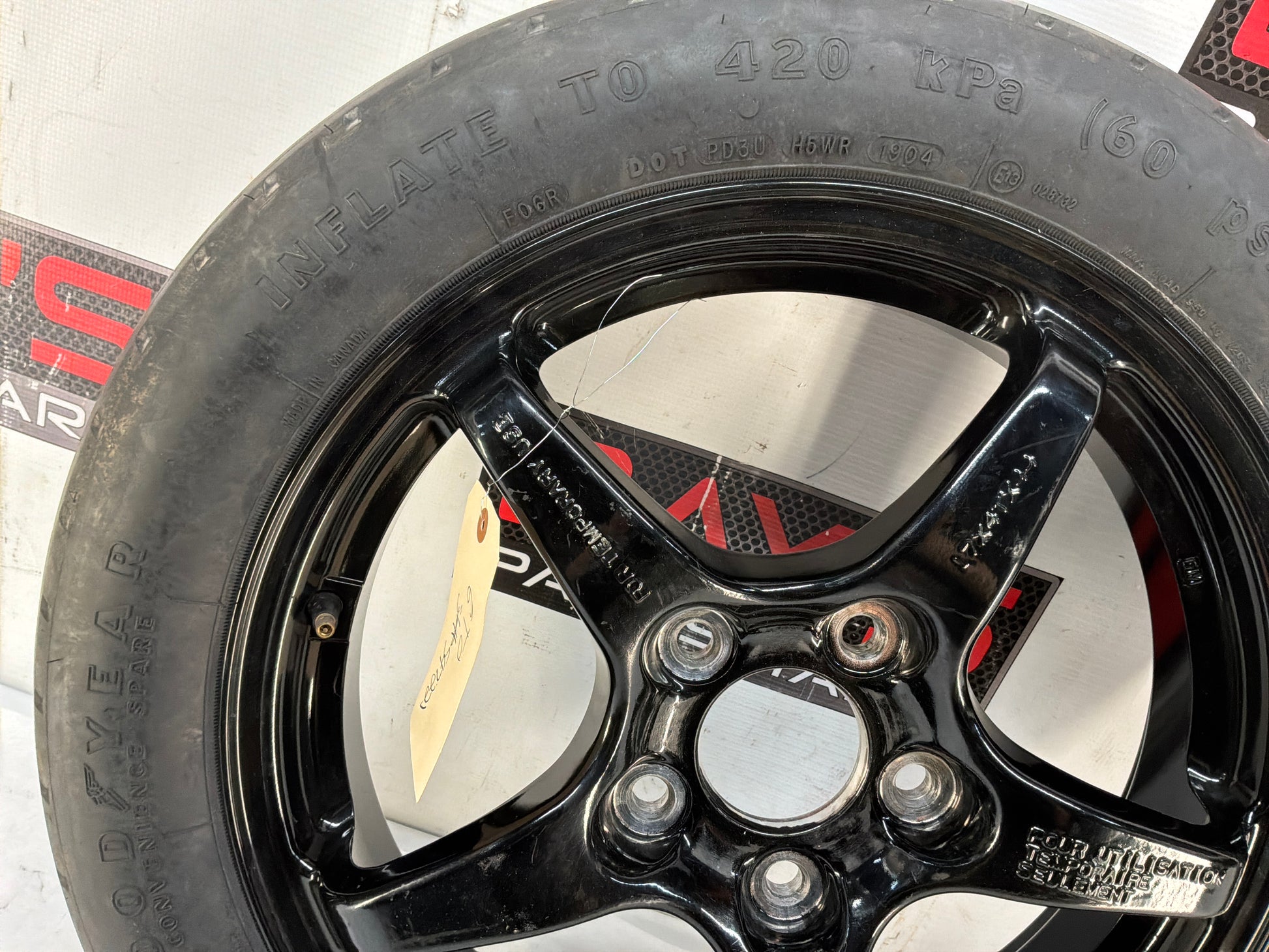 Spare tire - Day's Parts Yard