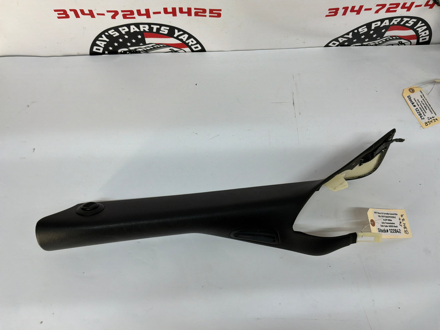 2007 Chevy C6 Corvette Convertible RH & LH A Pillar Windshield Trim OEM