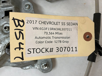 2017 Chevy SS Sedan LH Driver Front Window Regulator Motor OEM