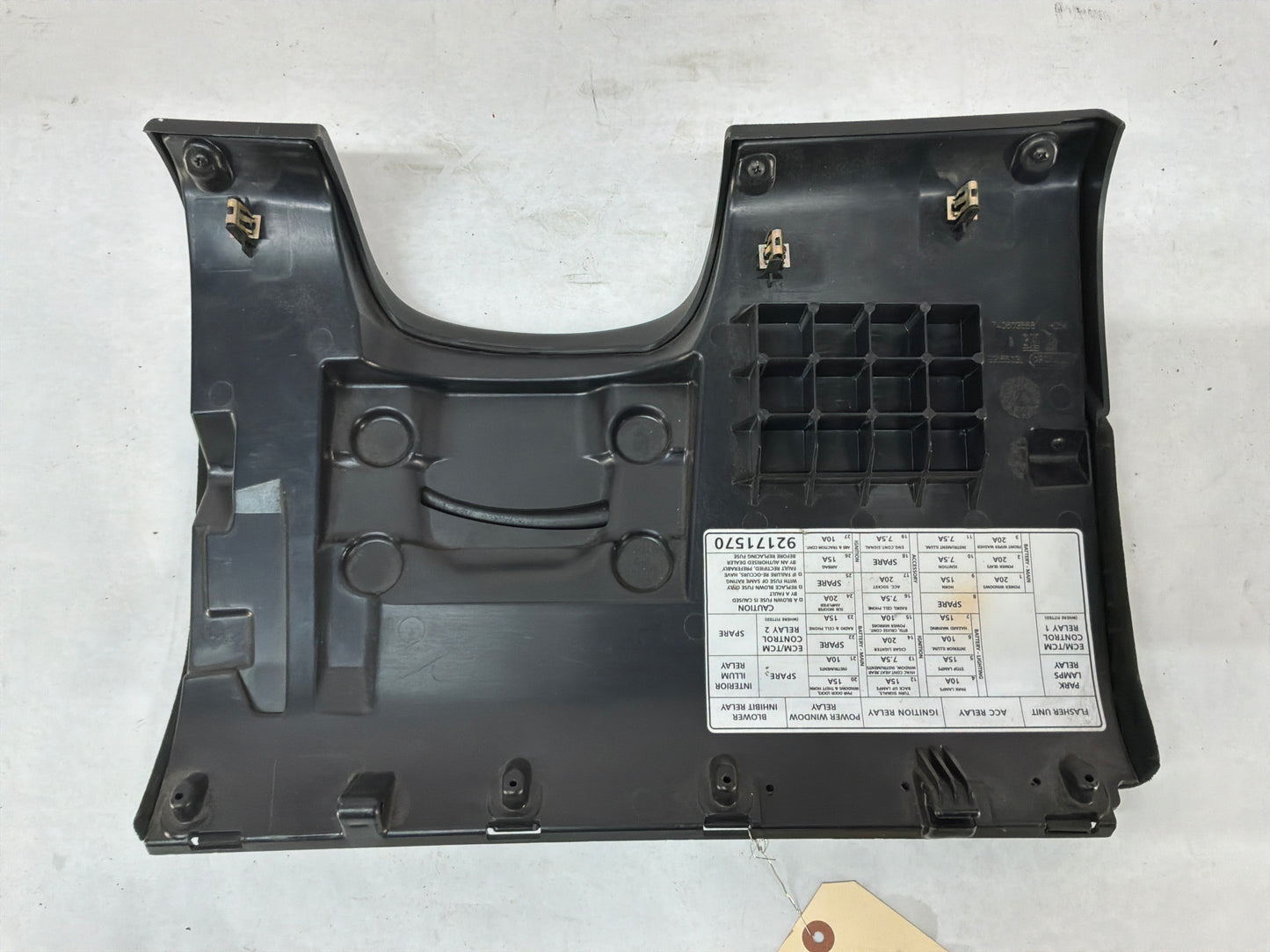 2005 Pontiac GTO Black Suede Lower Dash Knee Bolster Fuse Cover OEM