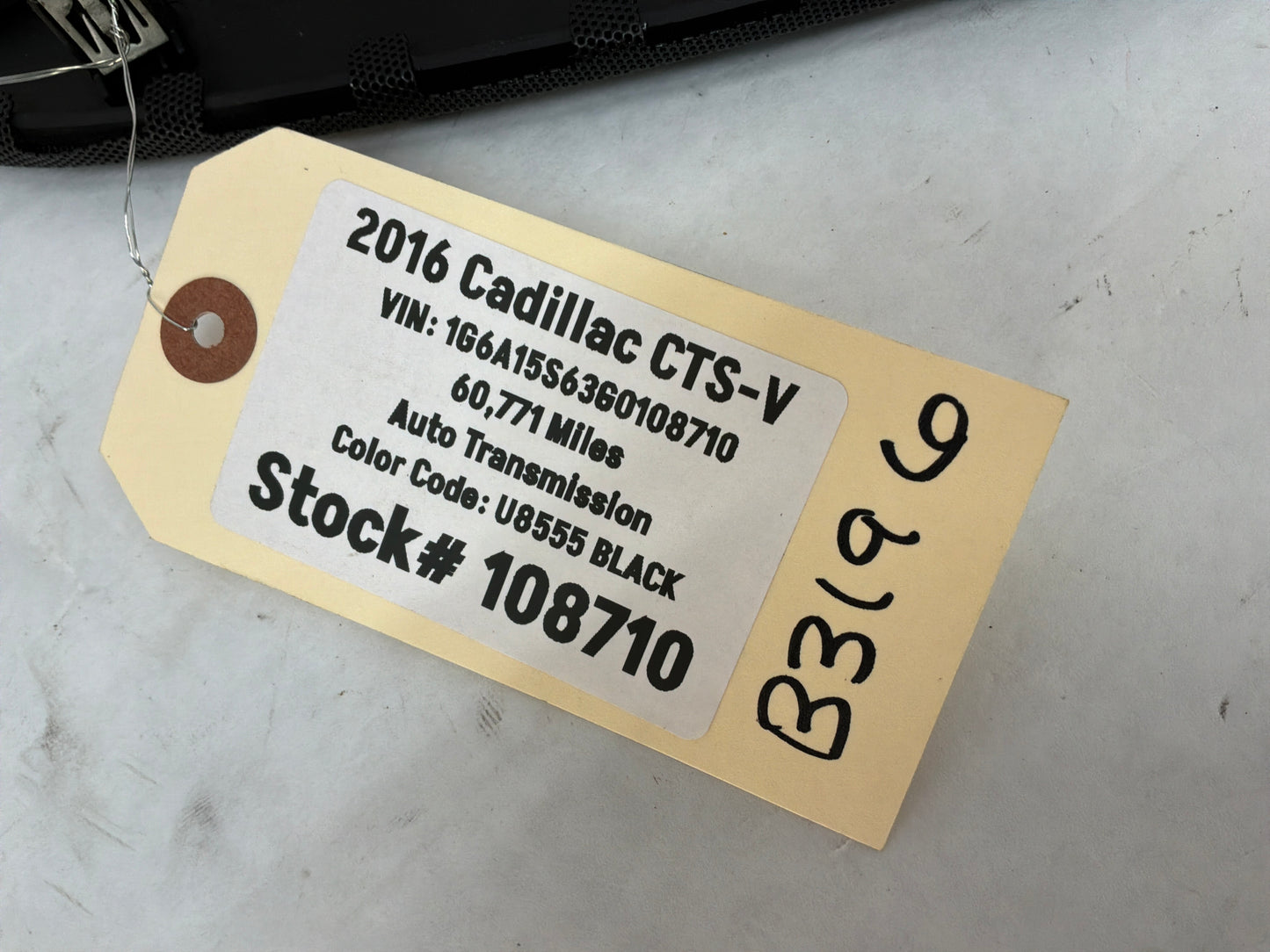 2016 Cadillac CTS-V Dash Board Extension Trim Panel OEM