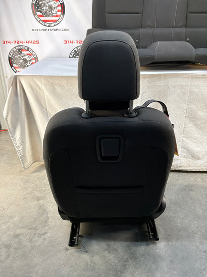 2015 Chevy Camaro SS 1LE Seats Fronts and Rear Black Cloth OEM